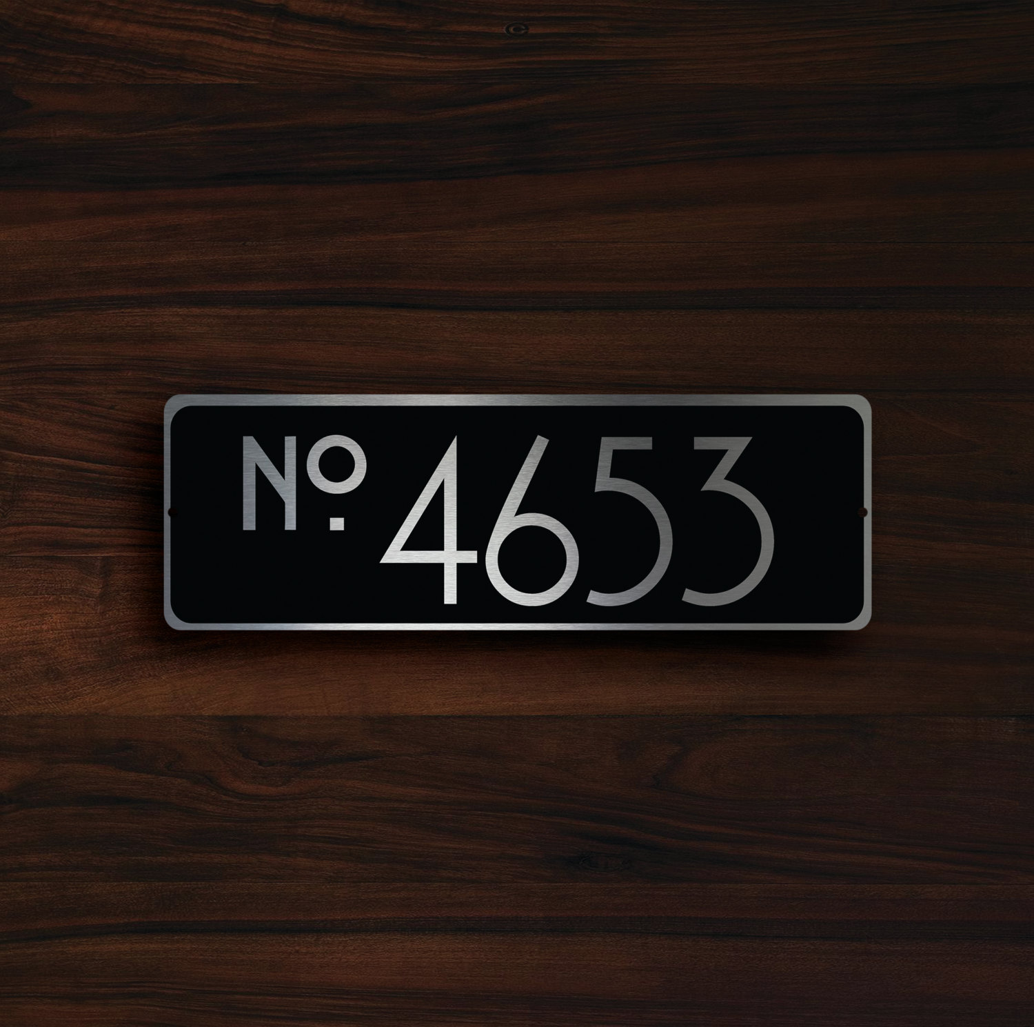 CUSTOM HOUSE NUMBER Sign