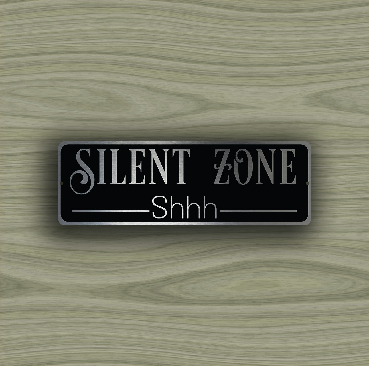 SILENT ZONE SIGN