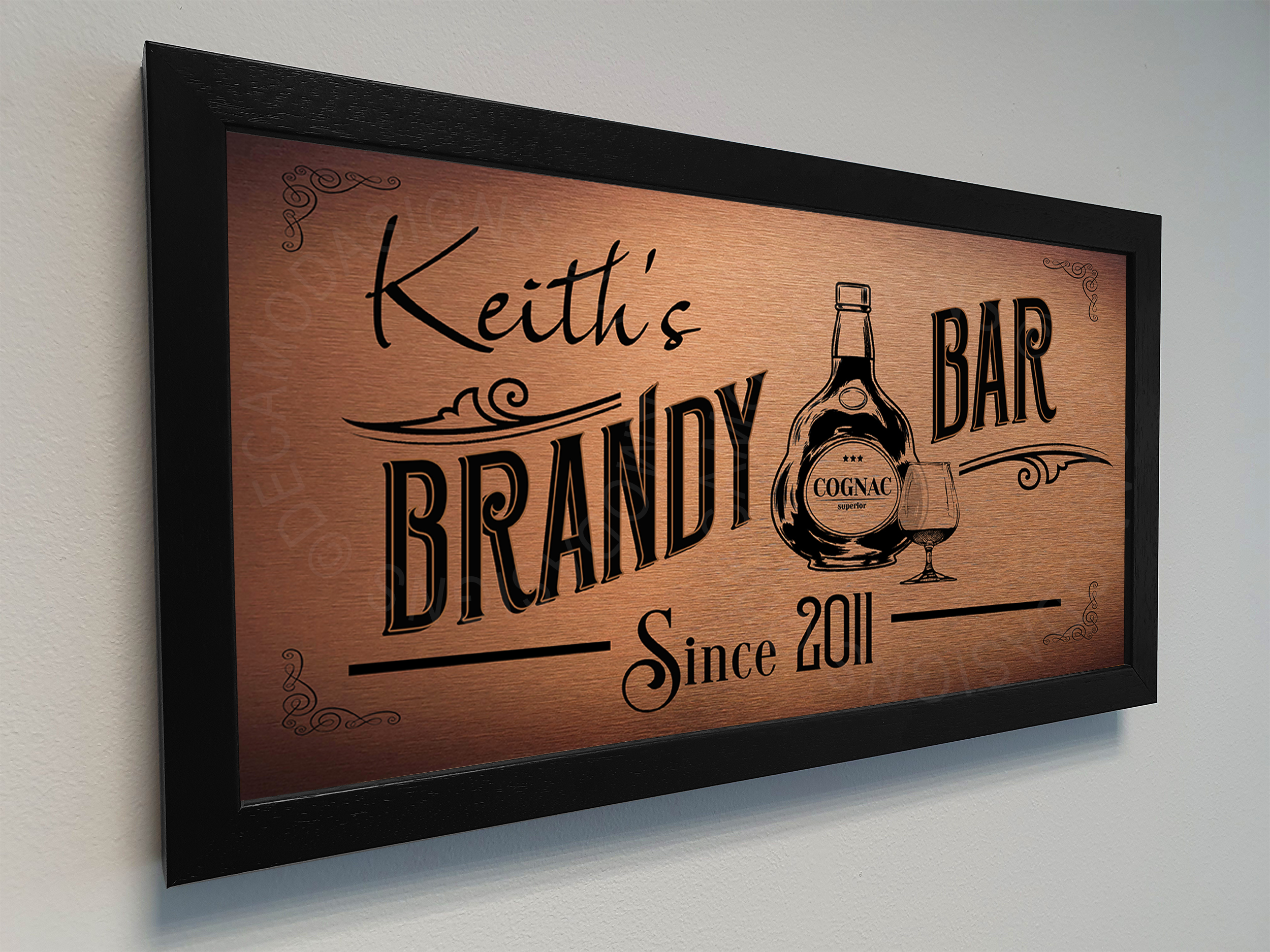 Custom Brandy Bar Sign
