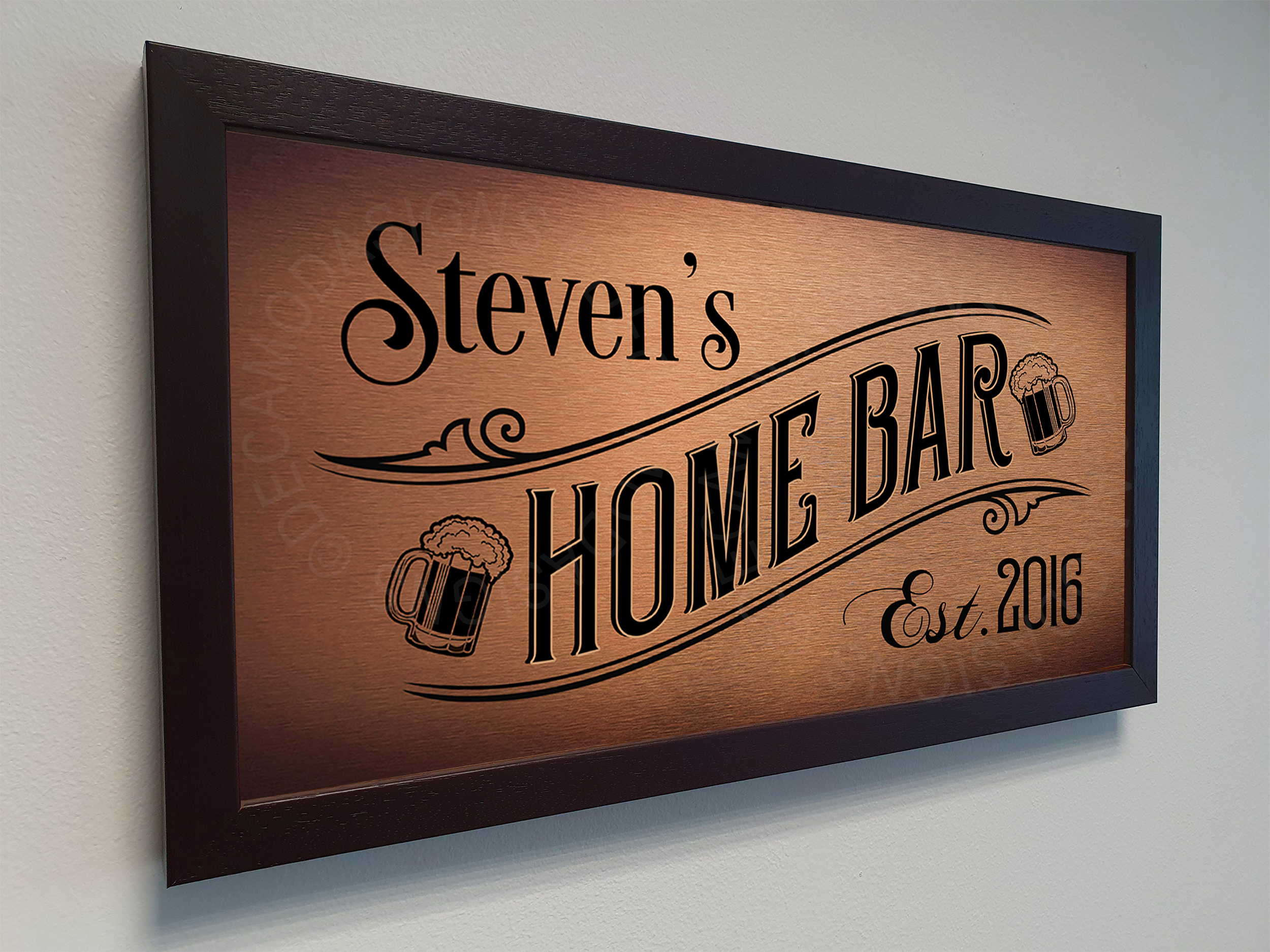 Home Bar Sign