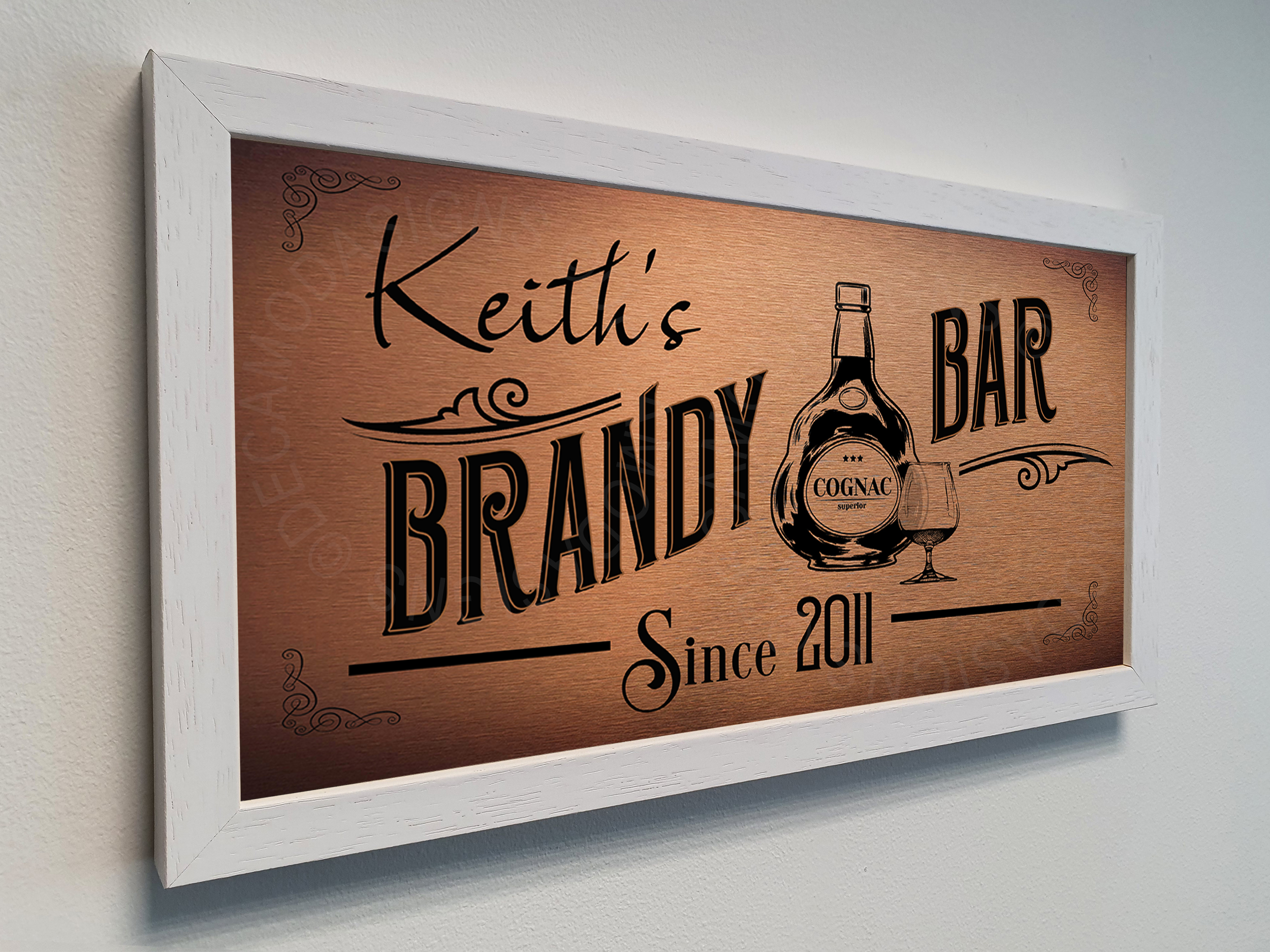 Custom Brandy Bar Signs