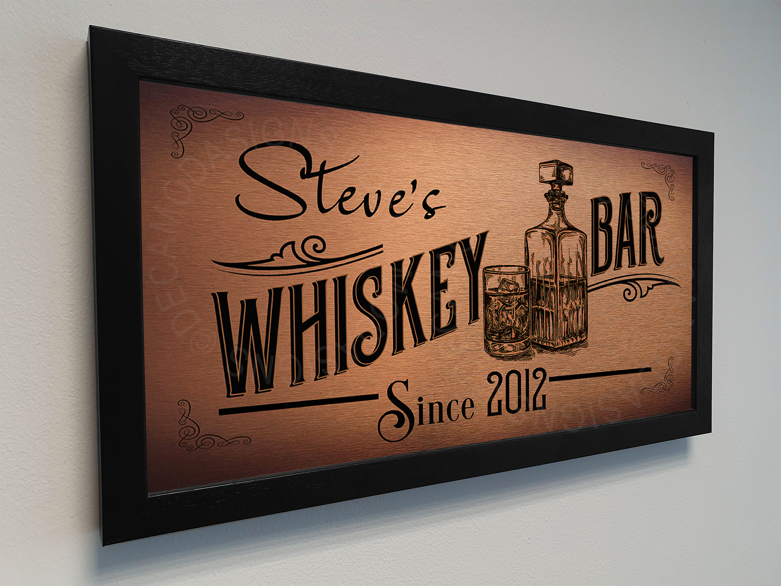 Whiskey Bar Signs