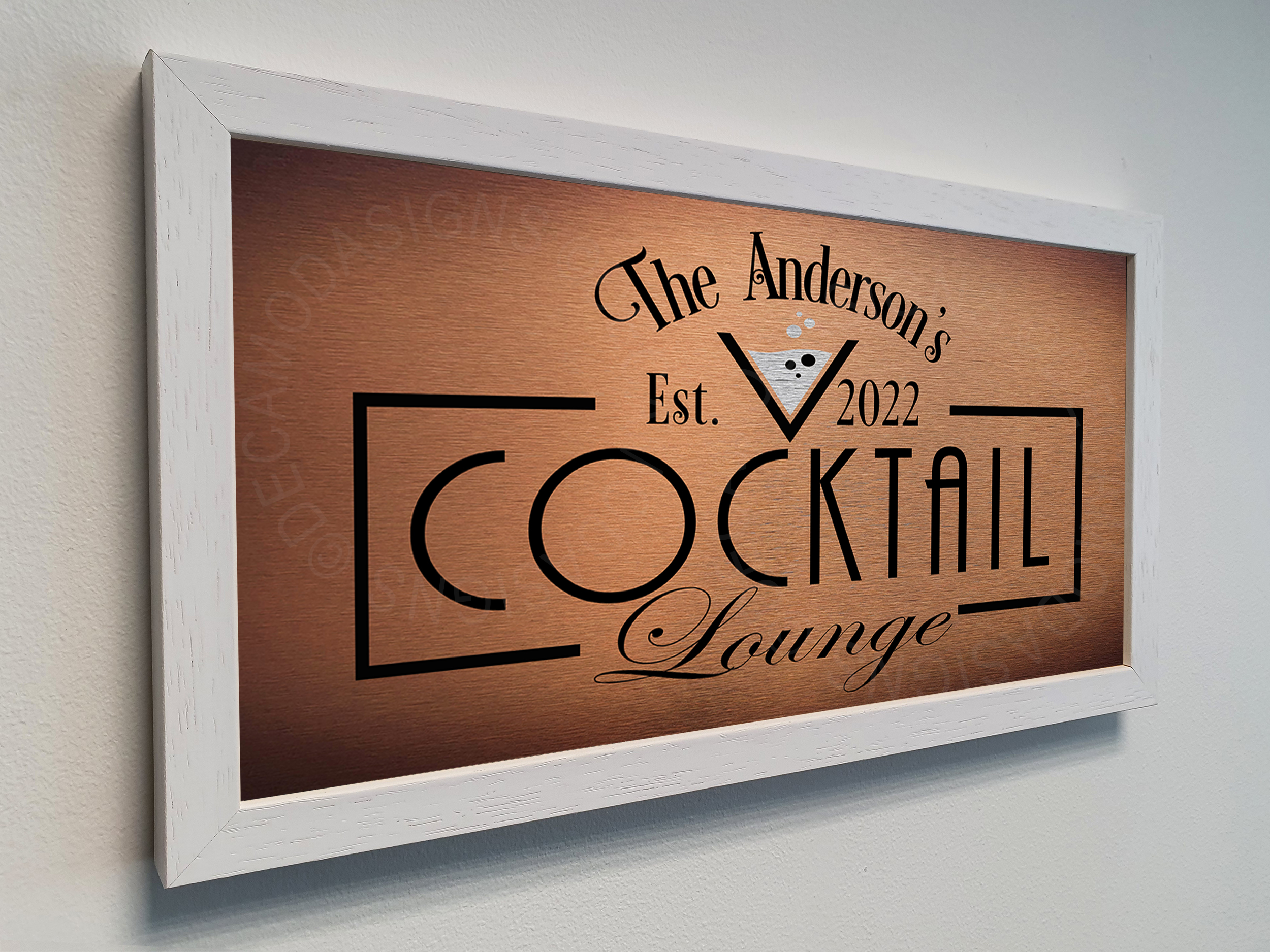Personalized Cocktail Lounge Sign