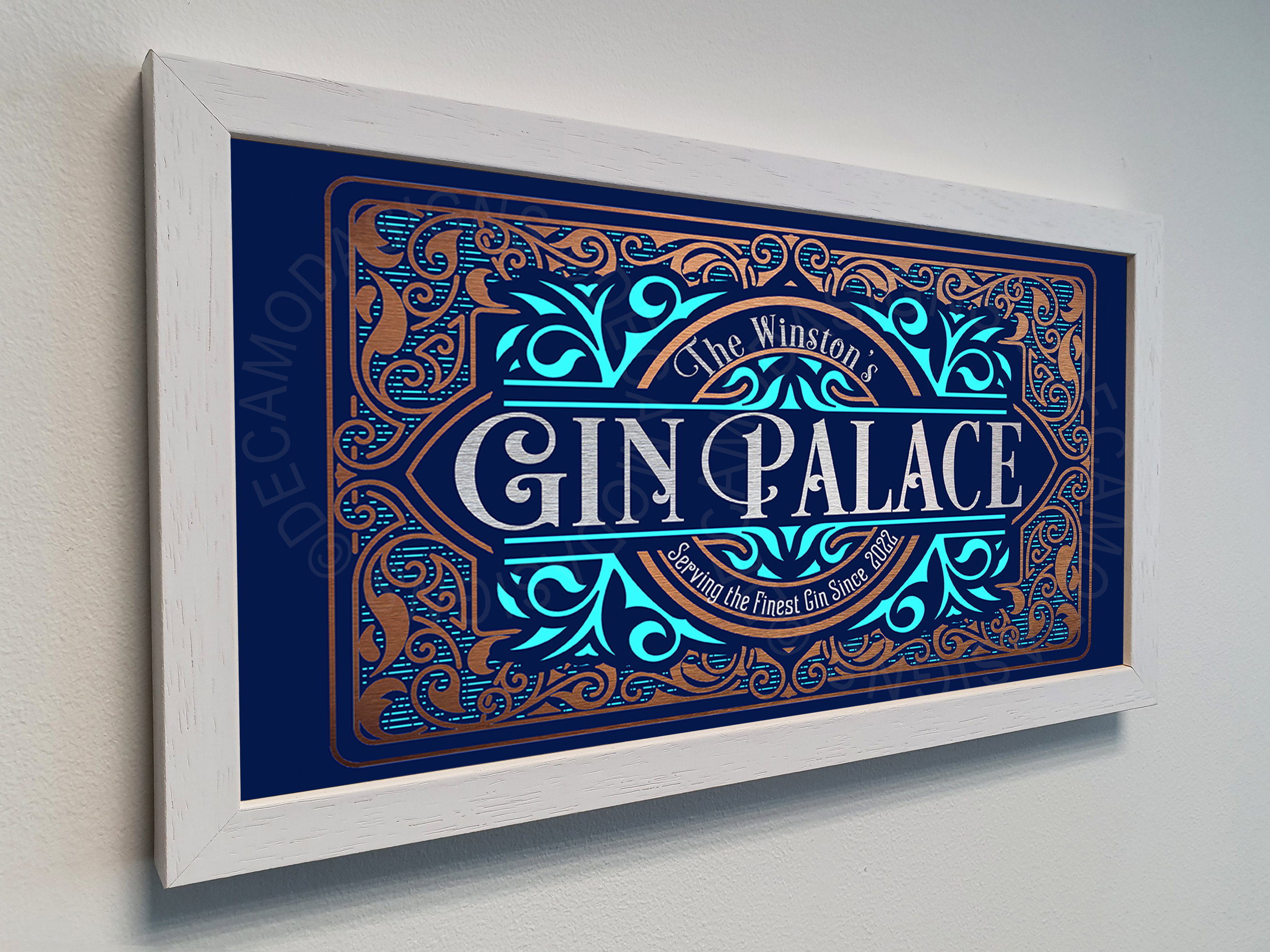 Personalized Gin Palace Sign