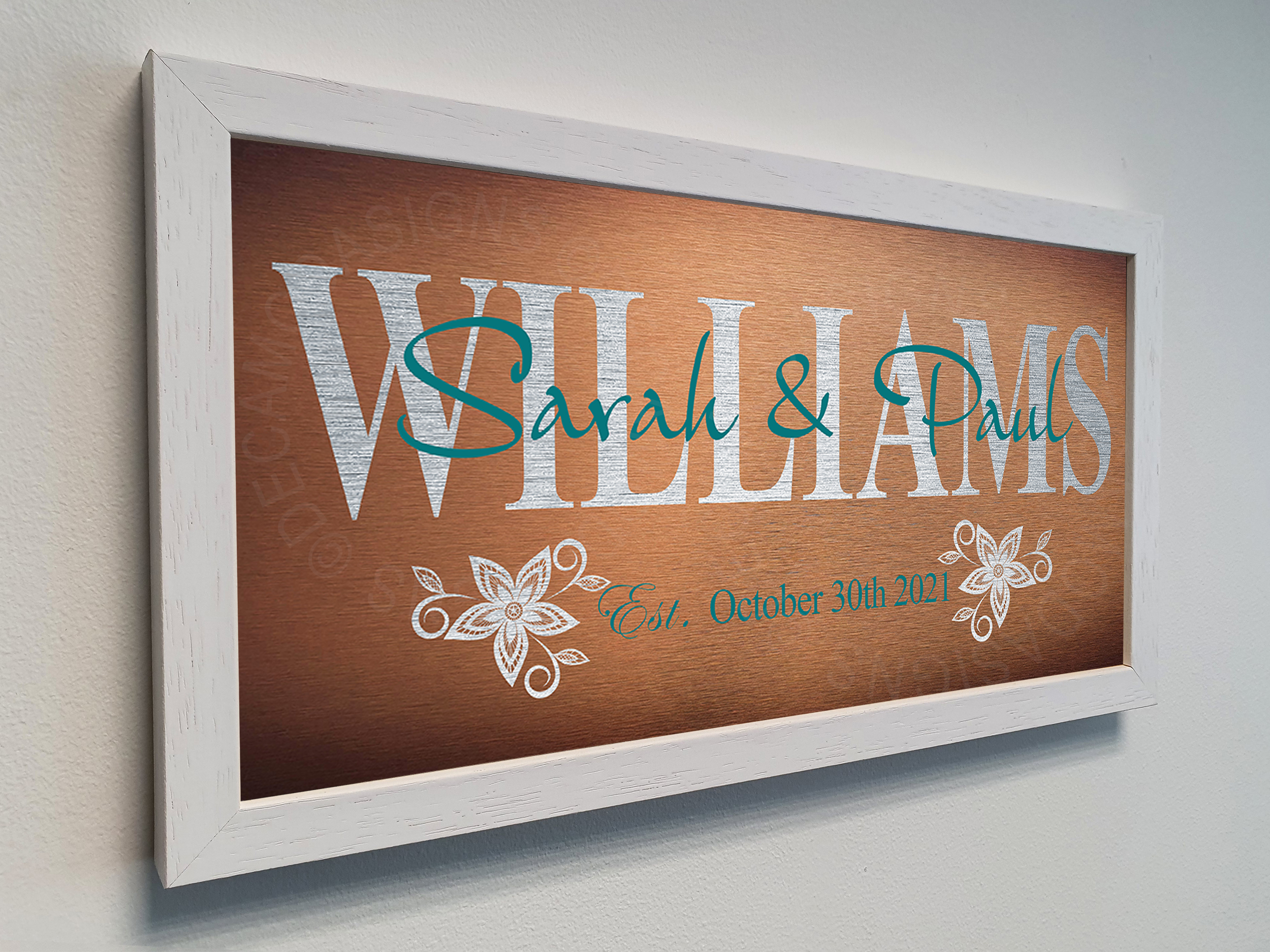 Personalized Wedding Couple Sign