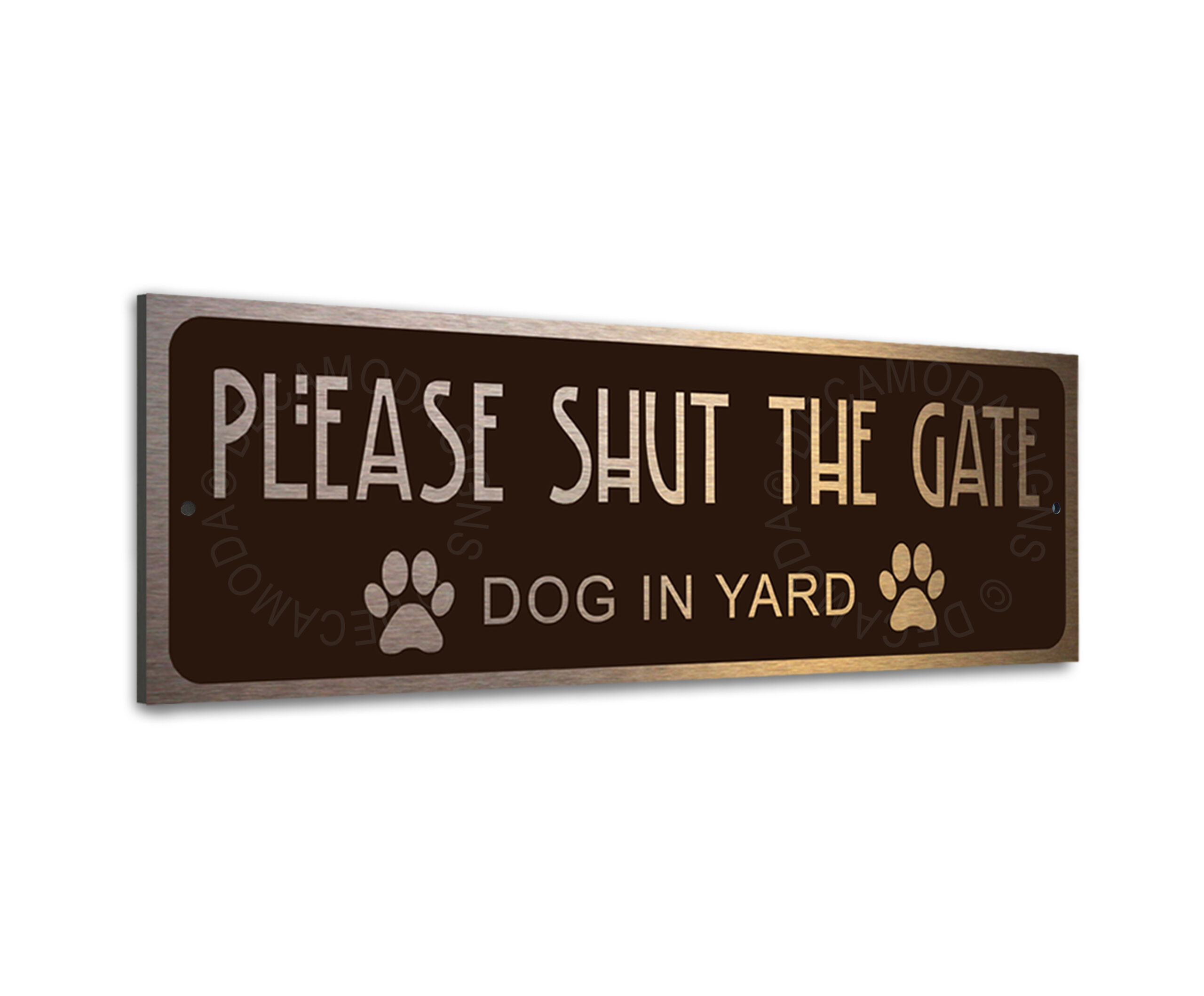 Gate Sign-Please Shut The Gate