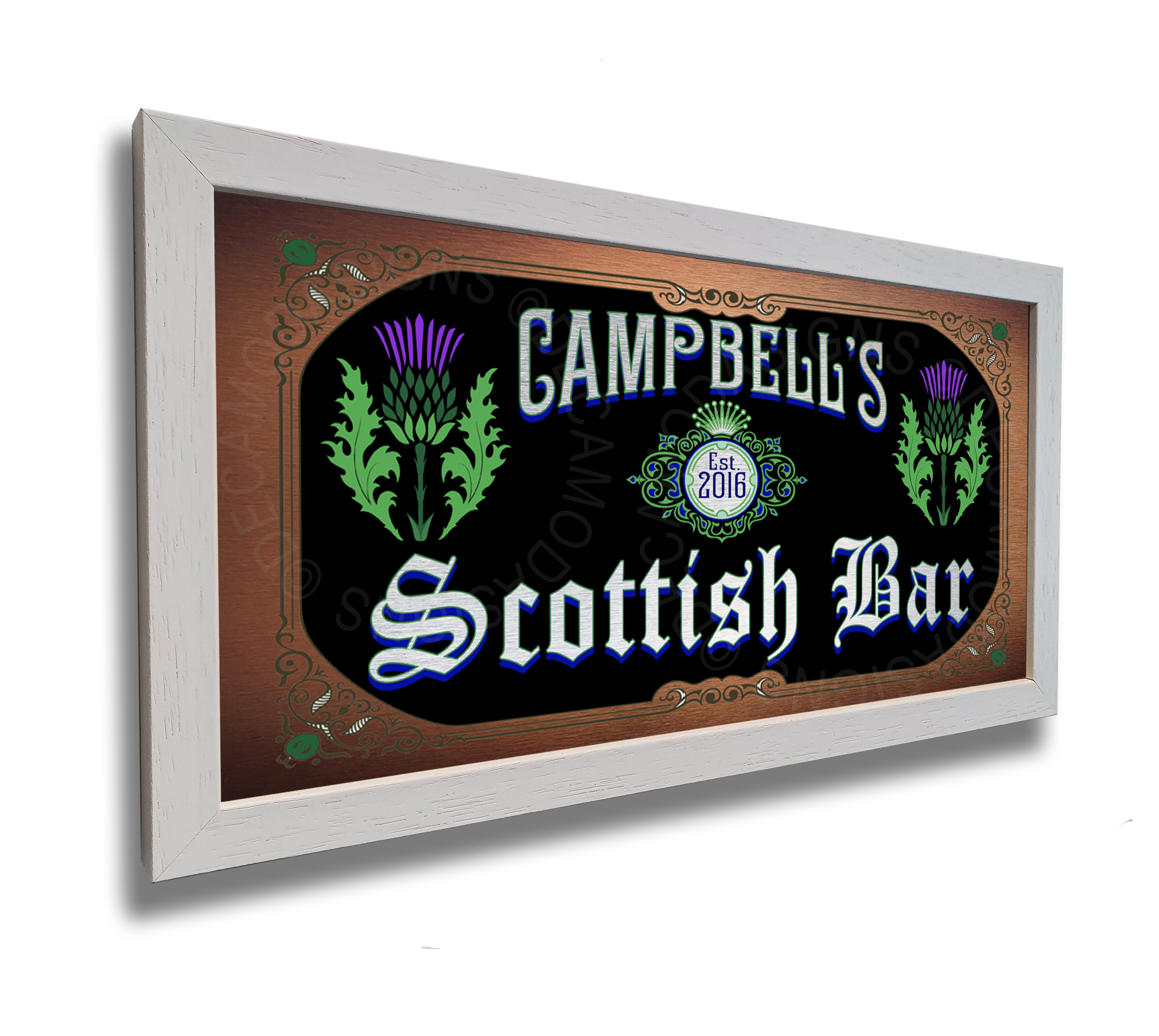 Personalized Scottish Bar Sign