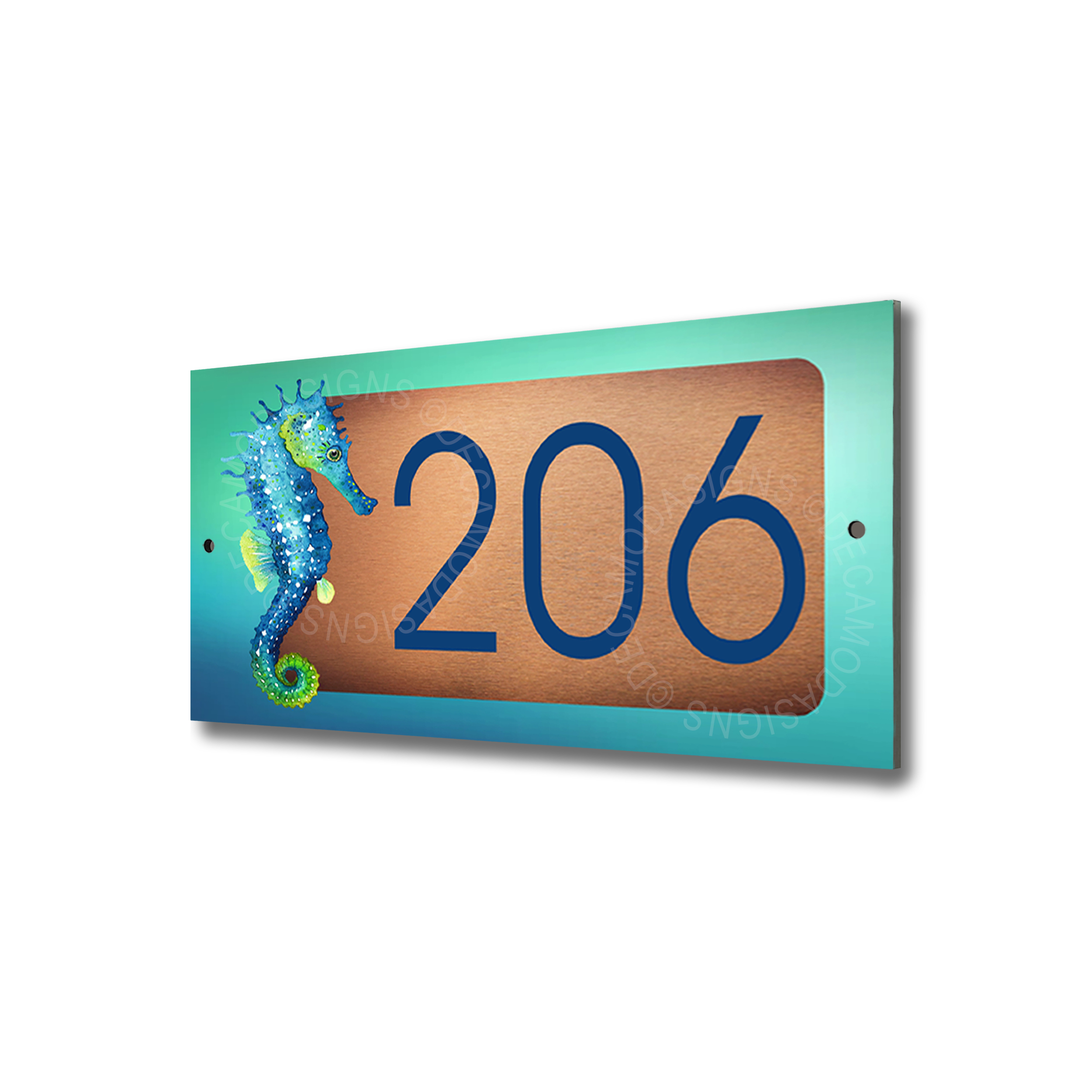 Seahorse Address Signs