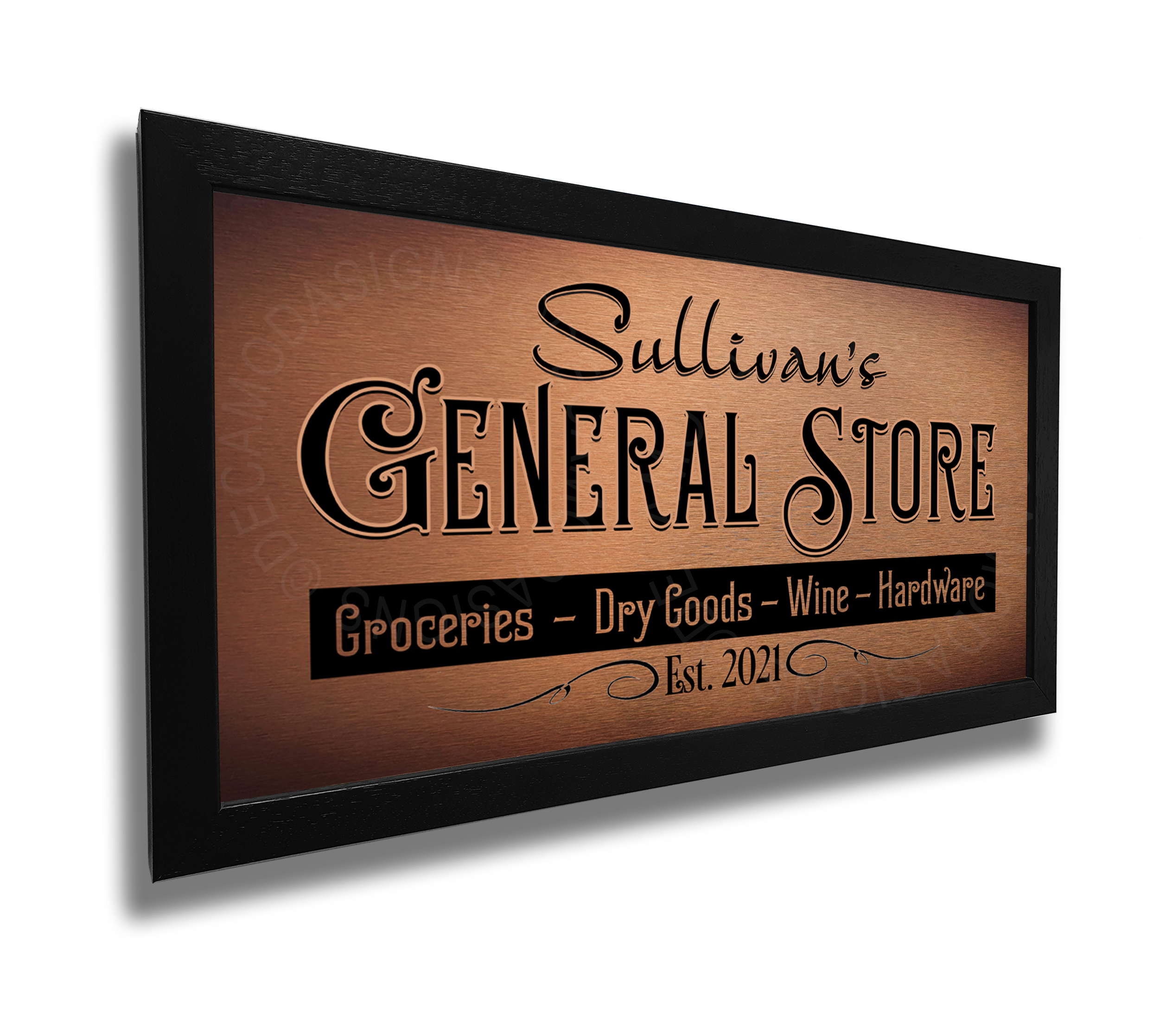 Personalized General Store Sign