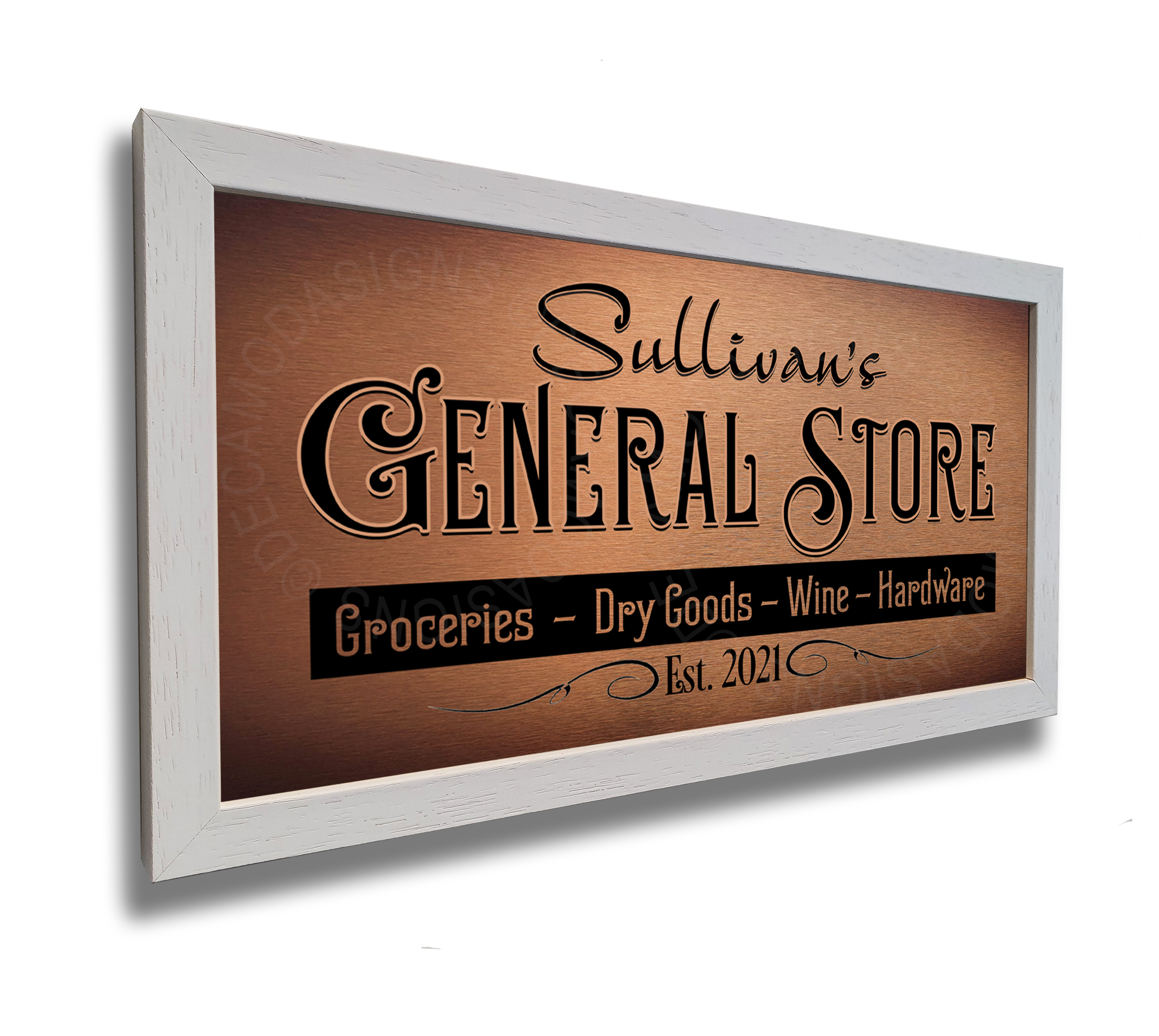 Personalized General Store Sign