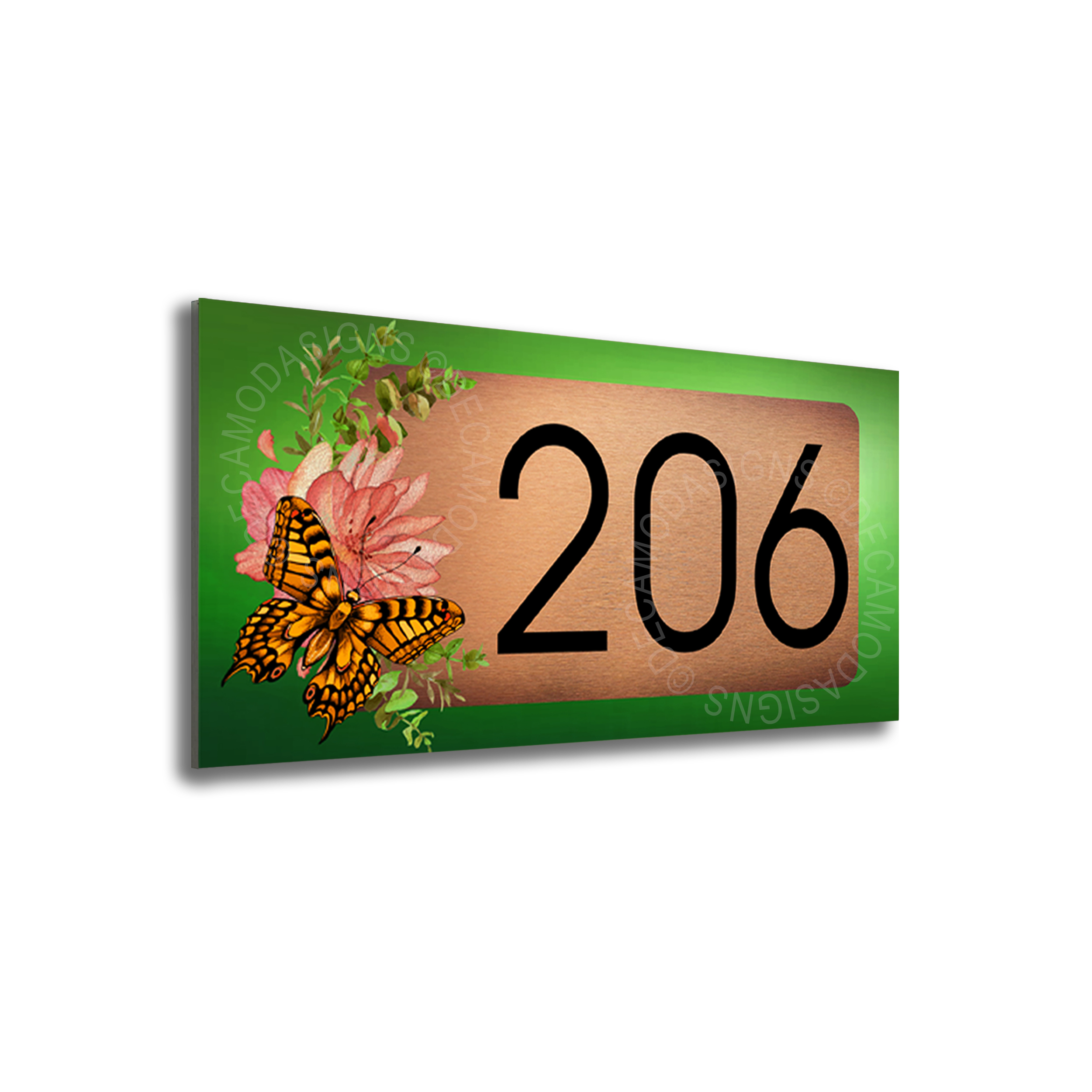Butterfly Address Signs