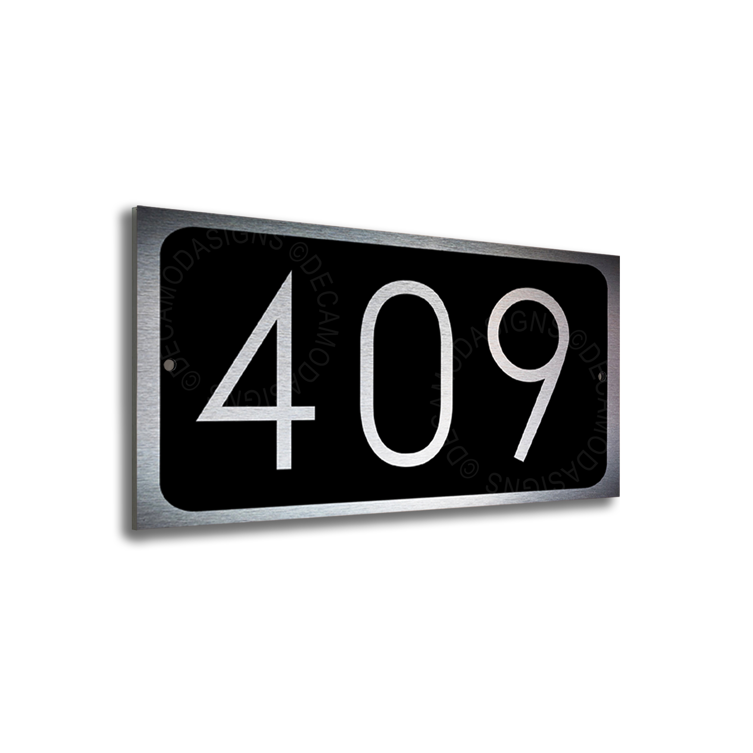 Silver Address Numbers