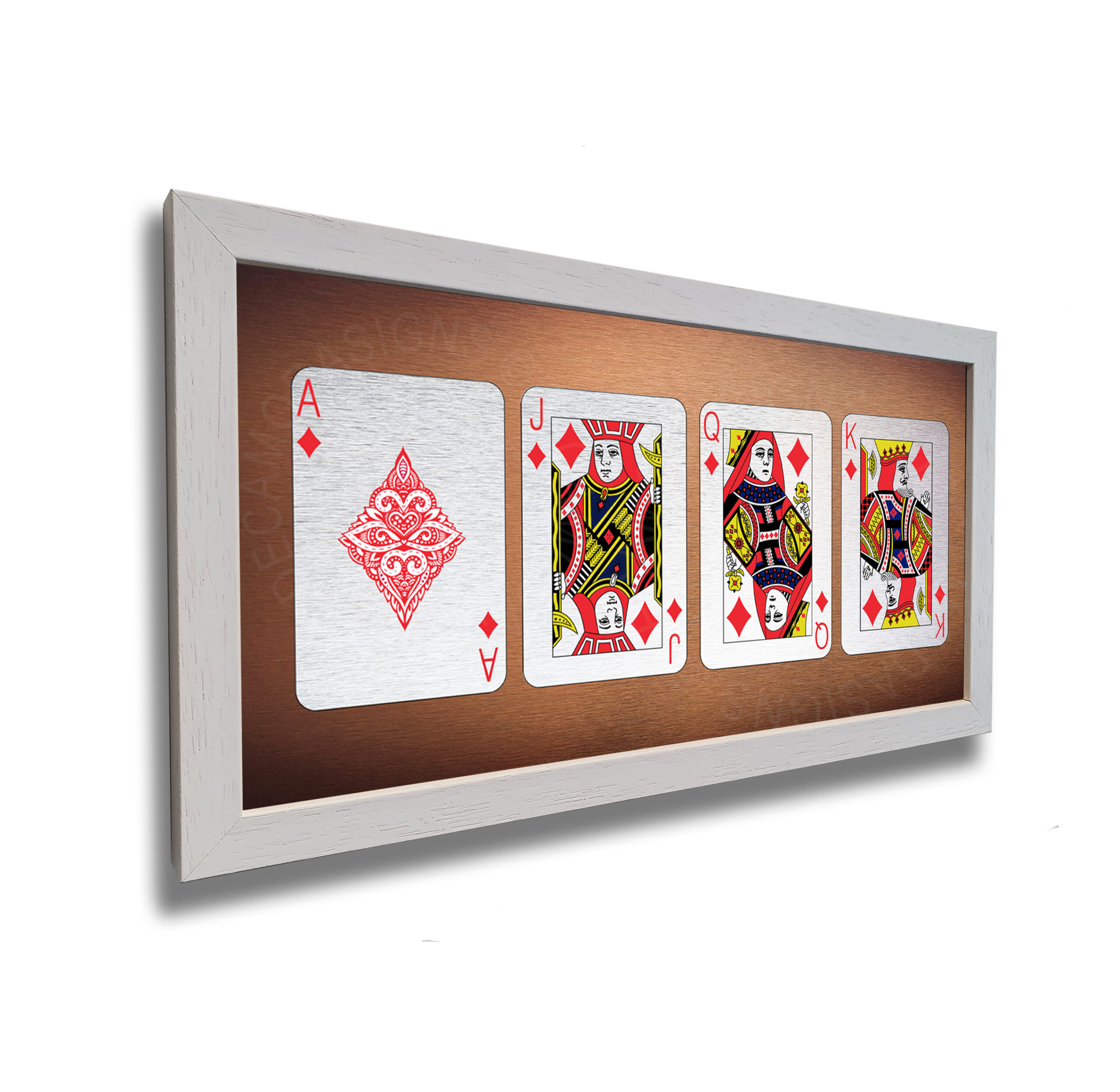 Set of 4 Cards Diamonds
