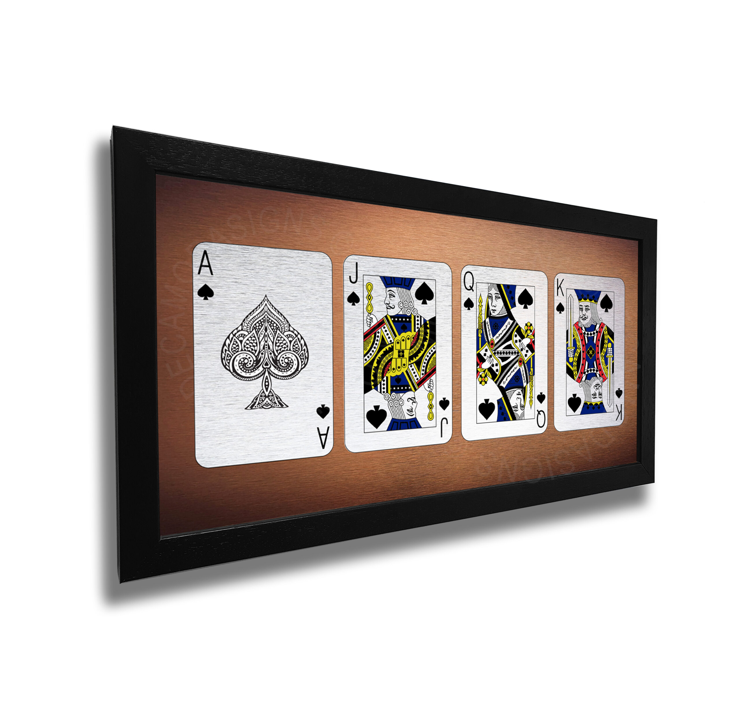 Set of 4 Cards Spades