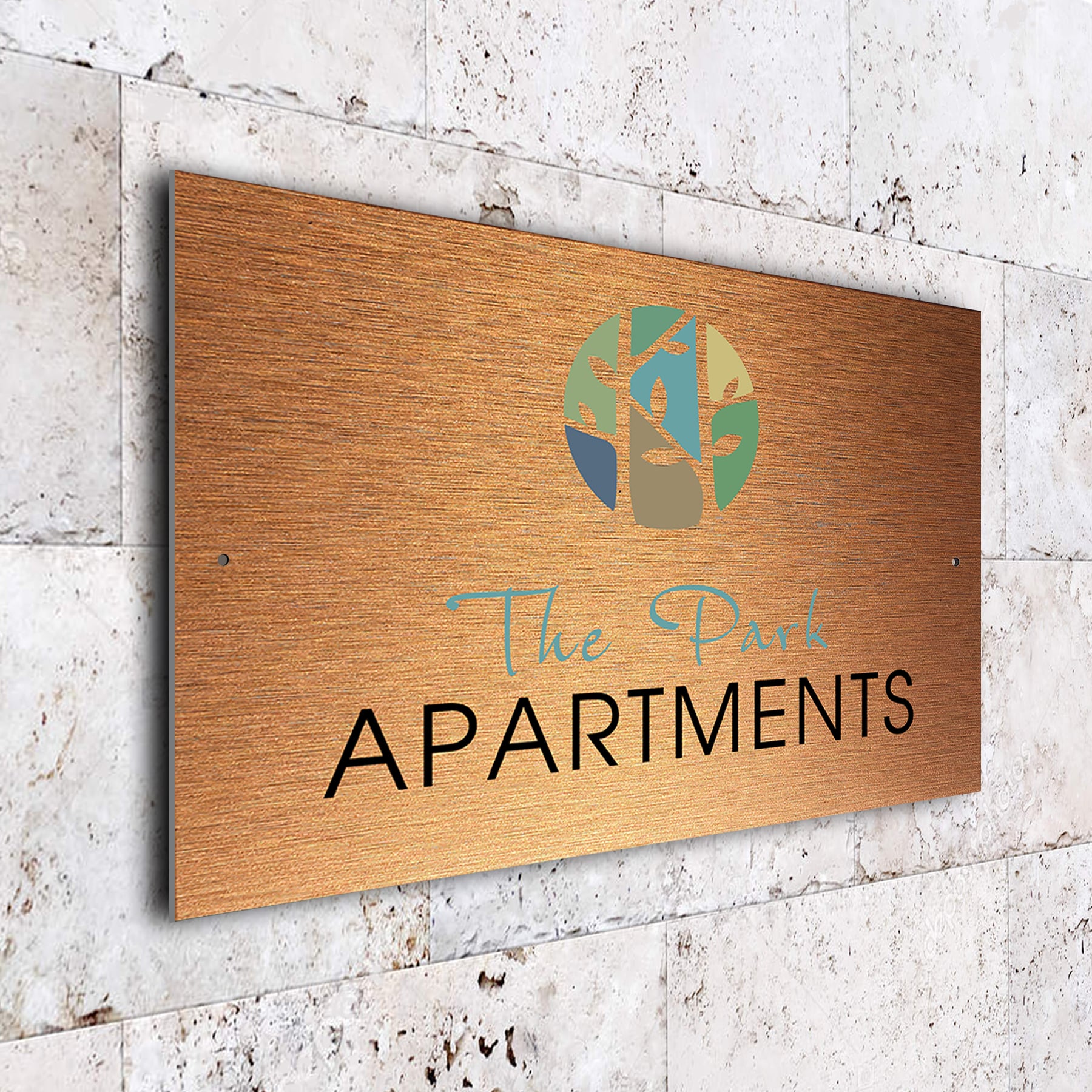 Personalized Apartment Sign