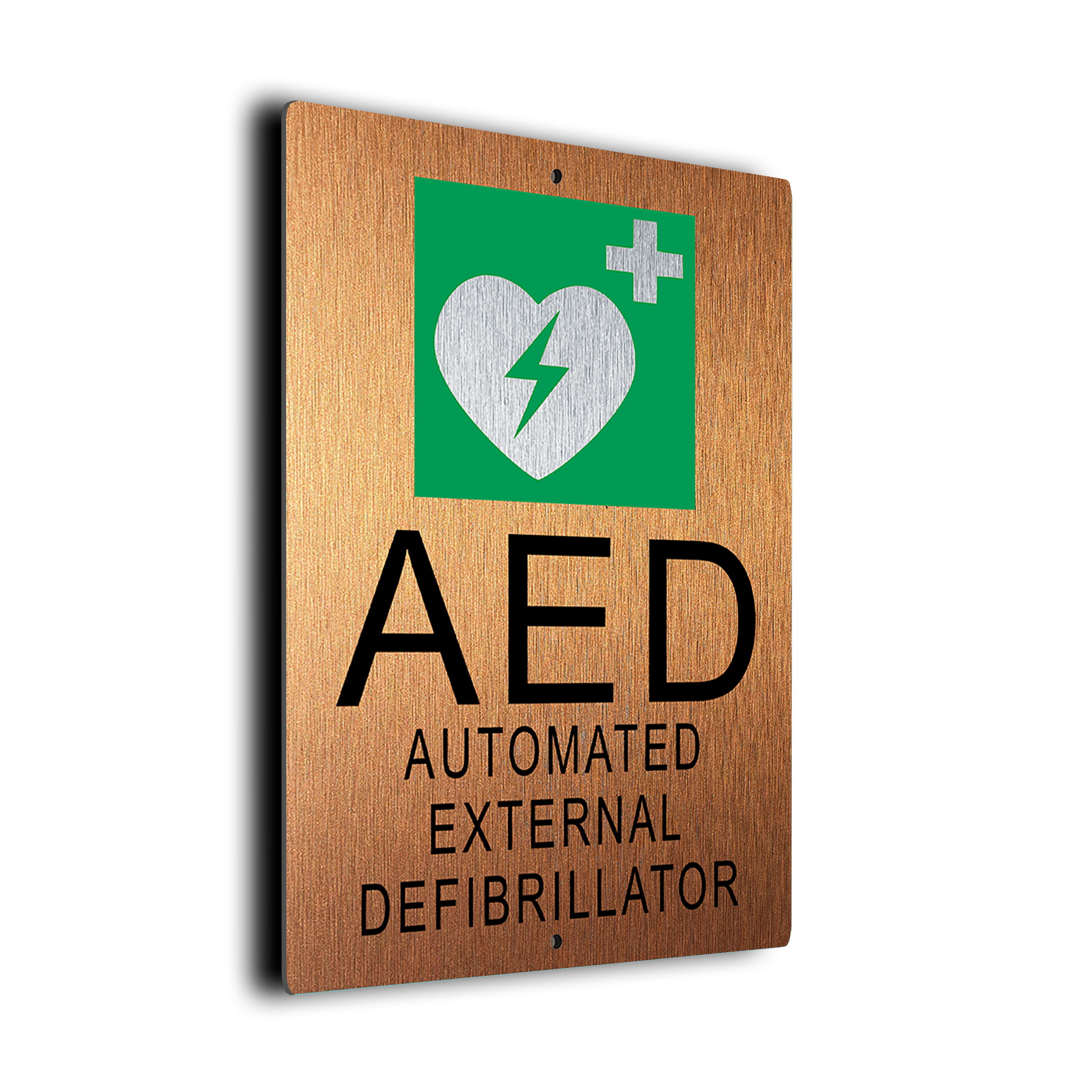 Pool AED Defibrillator Sign