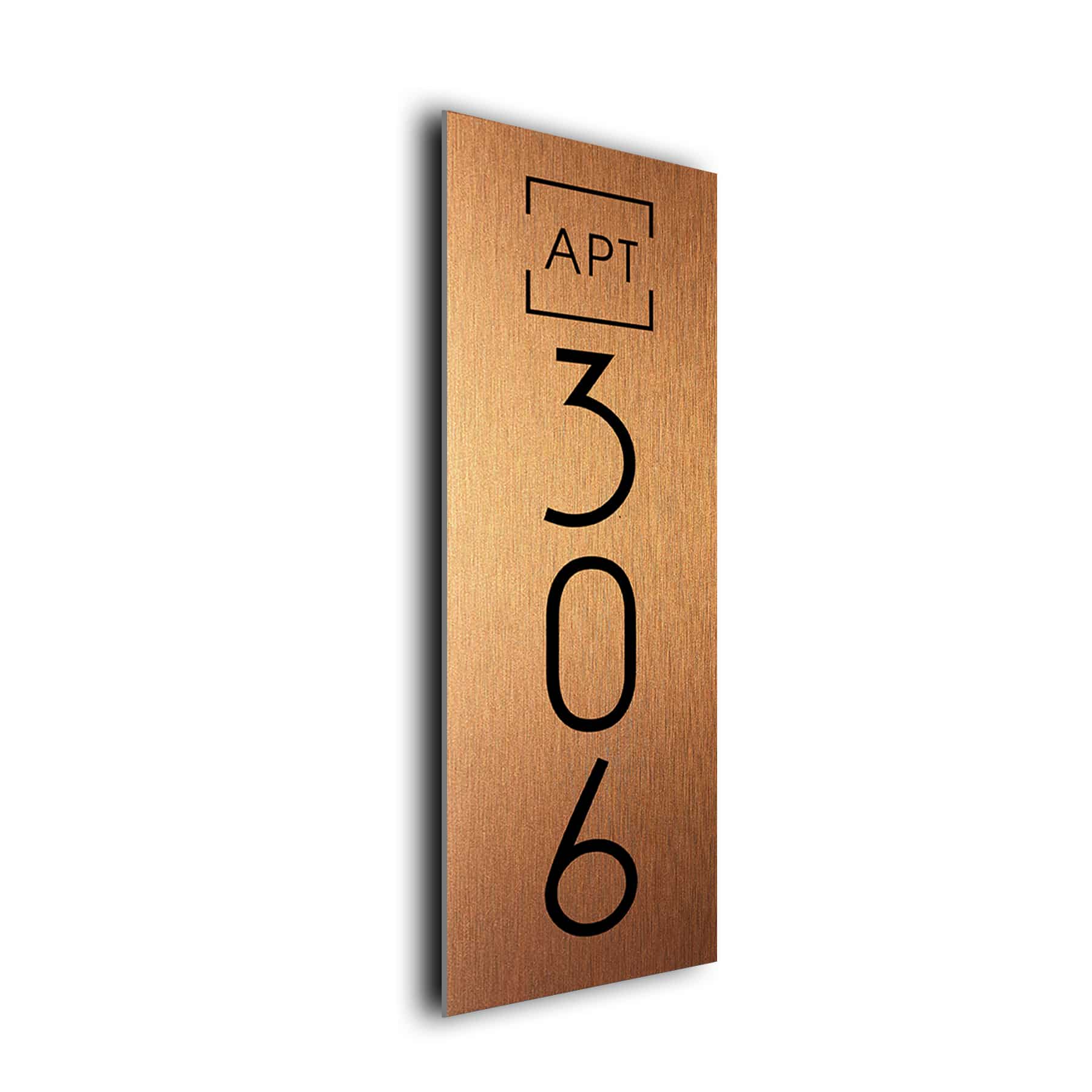 Personalized Apartment Number Sign RVSTEBC241023
