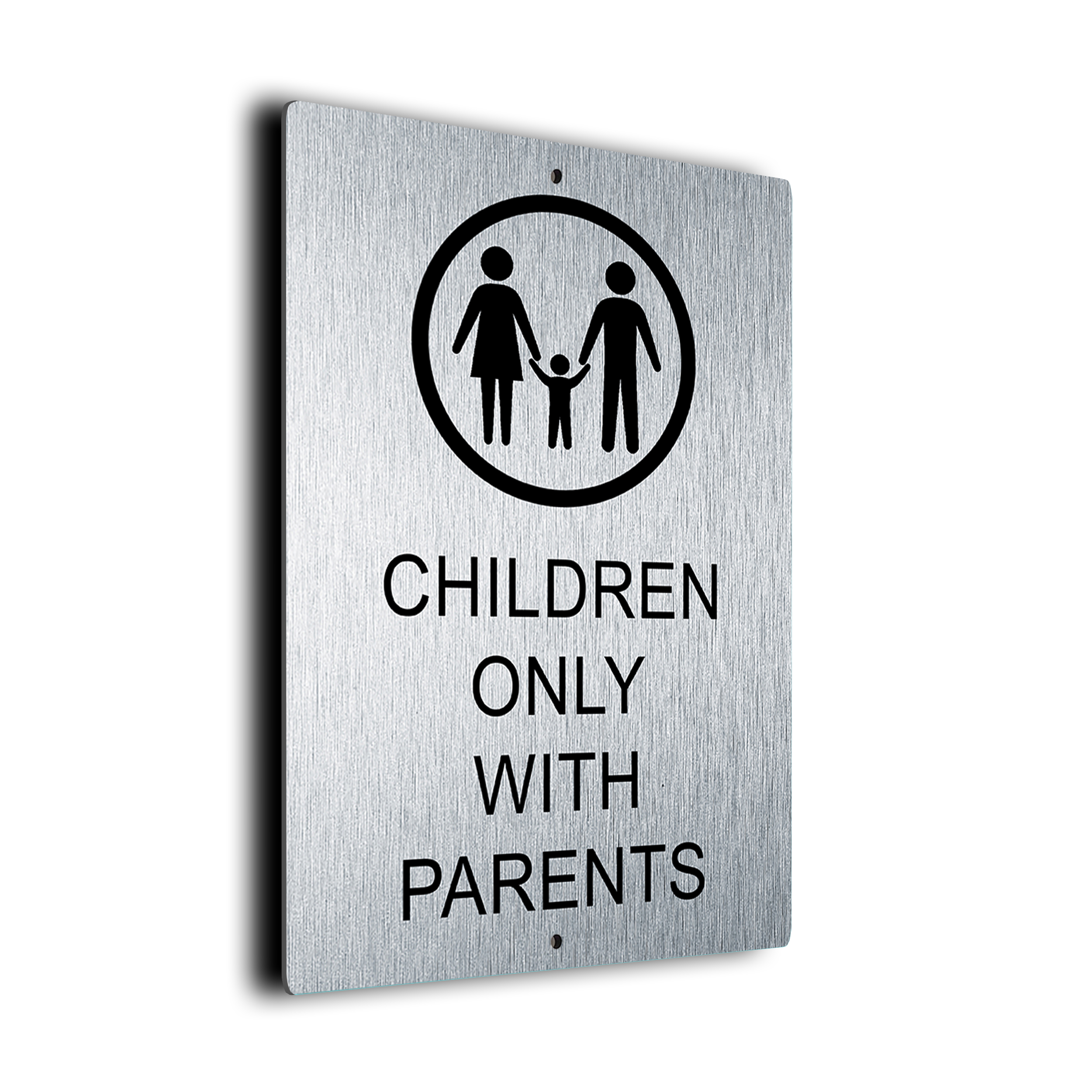 Children Only with Parents Sign