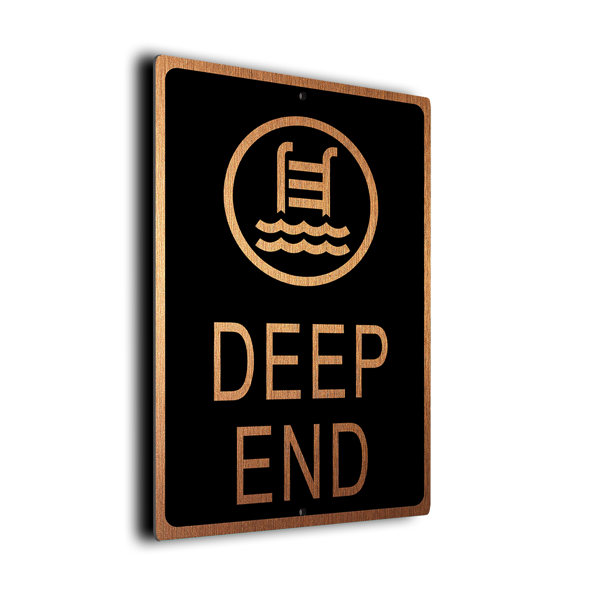 Deep End Pool Sign