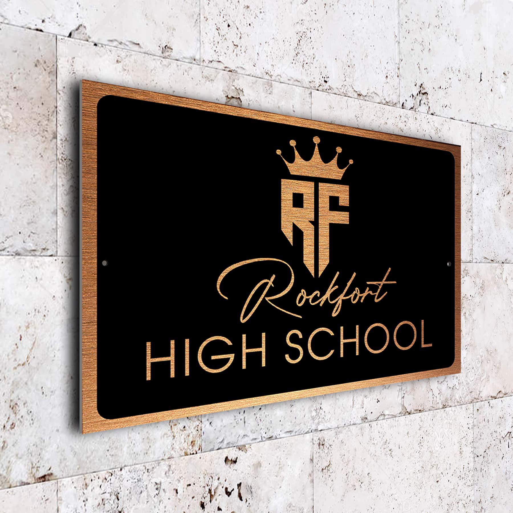 Custom High School Sign