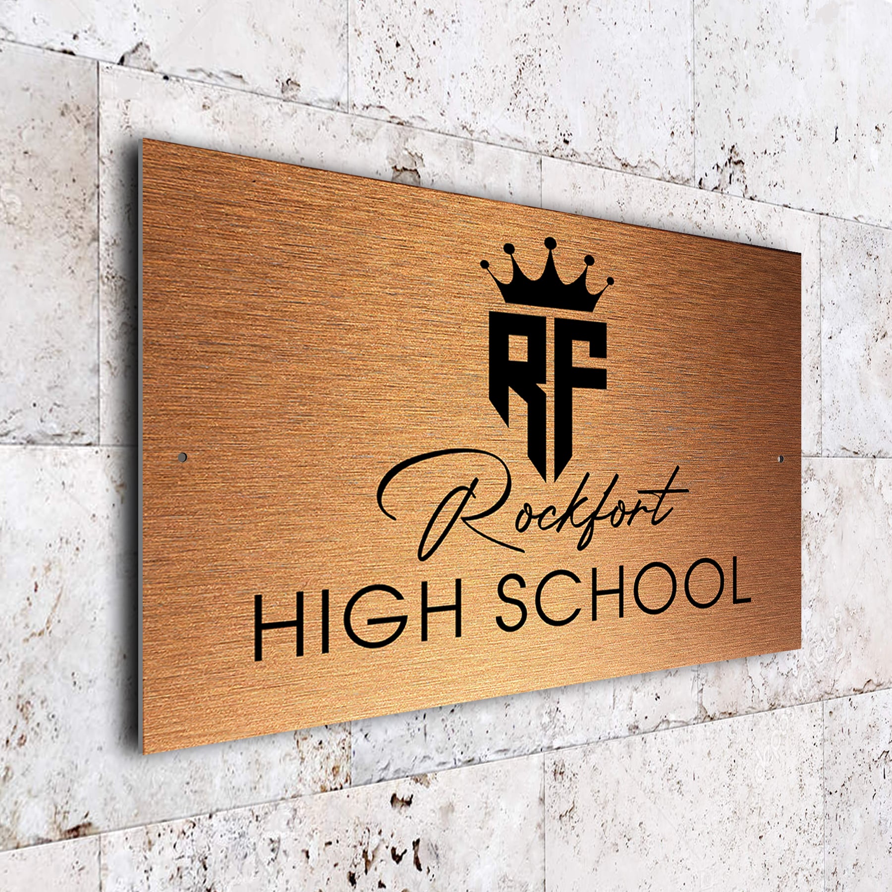 Personalized High School Sign