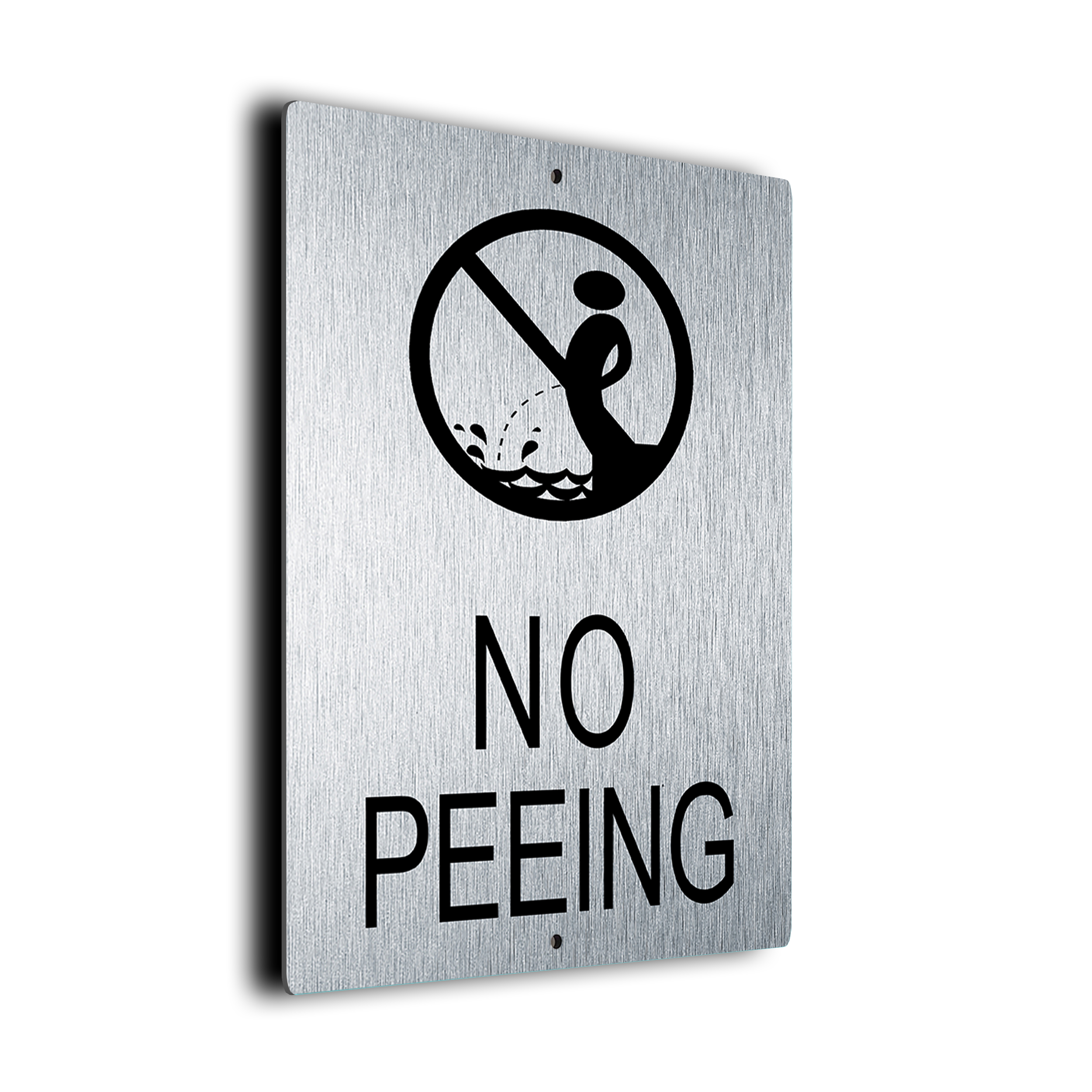 No Peeing Sign
