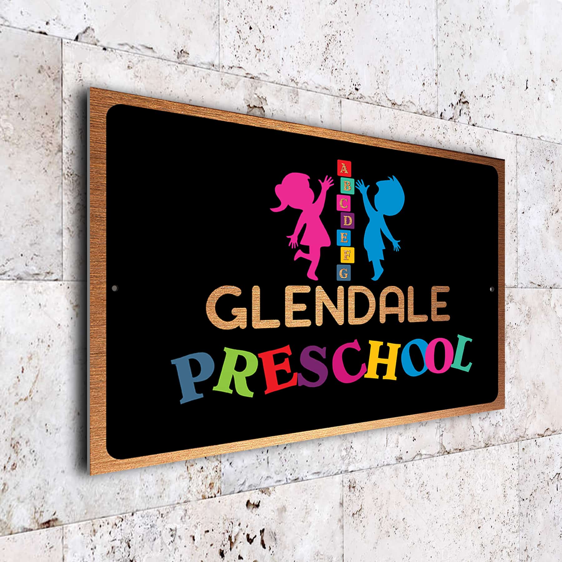 Custom Preschool Sign