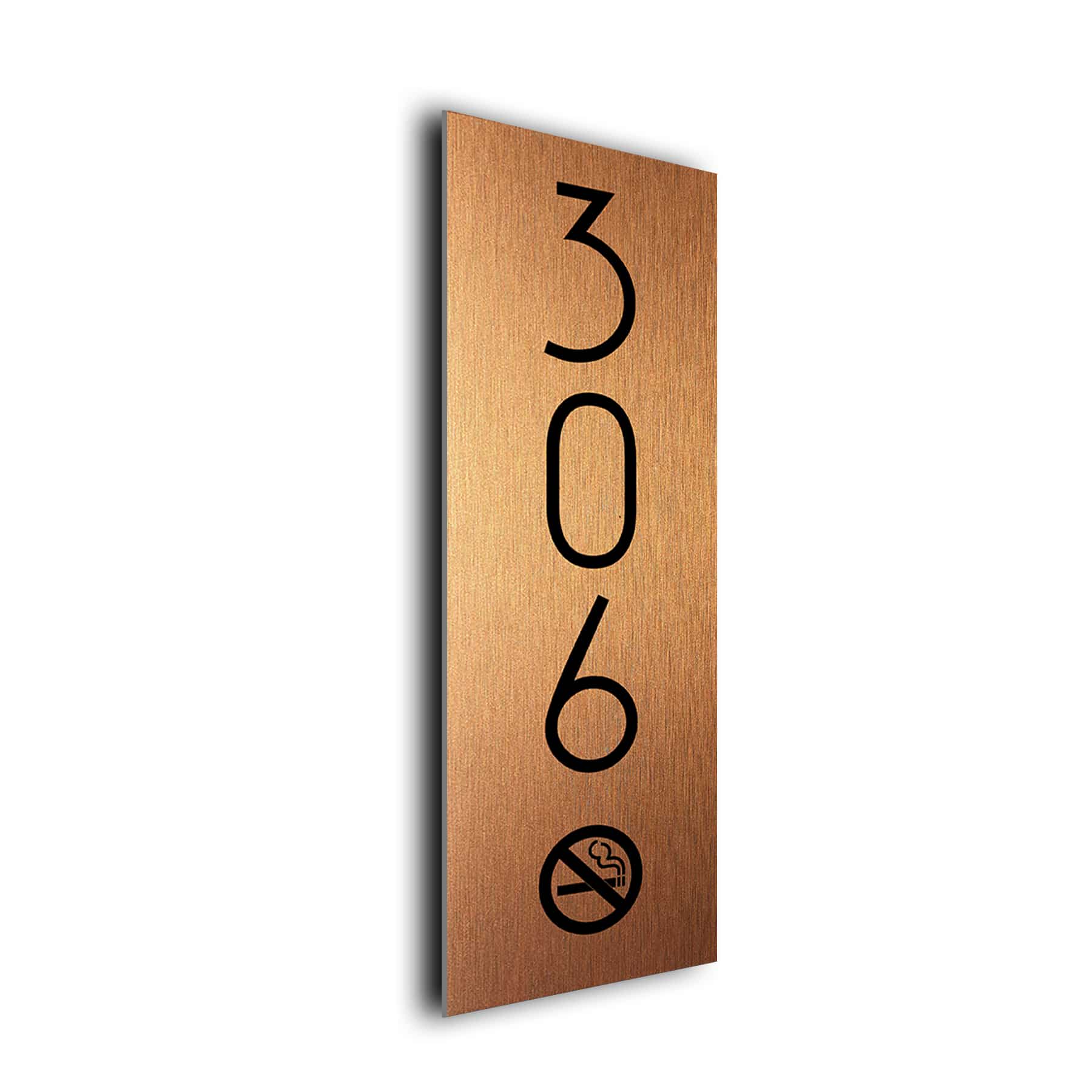 Personalized Hotel Vertical No Smoking Room Sign