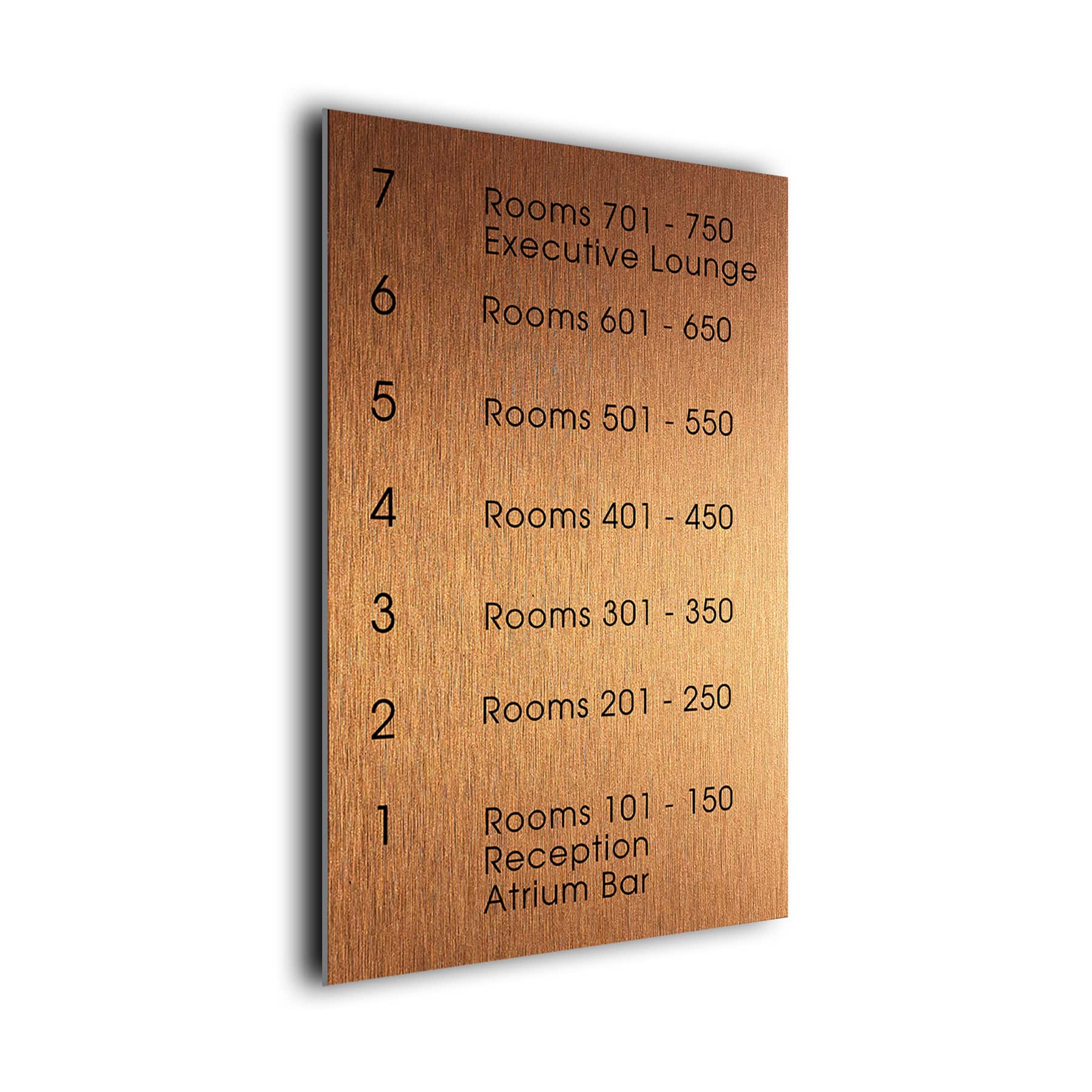 Custom Floor Directory Sign Signs Floor Directory Wayfinding