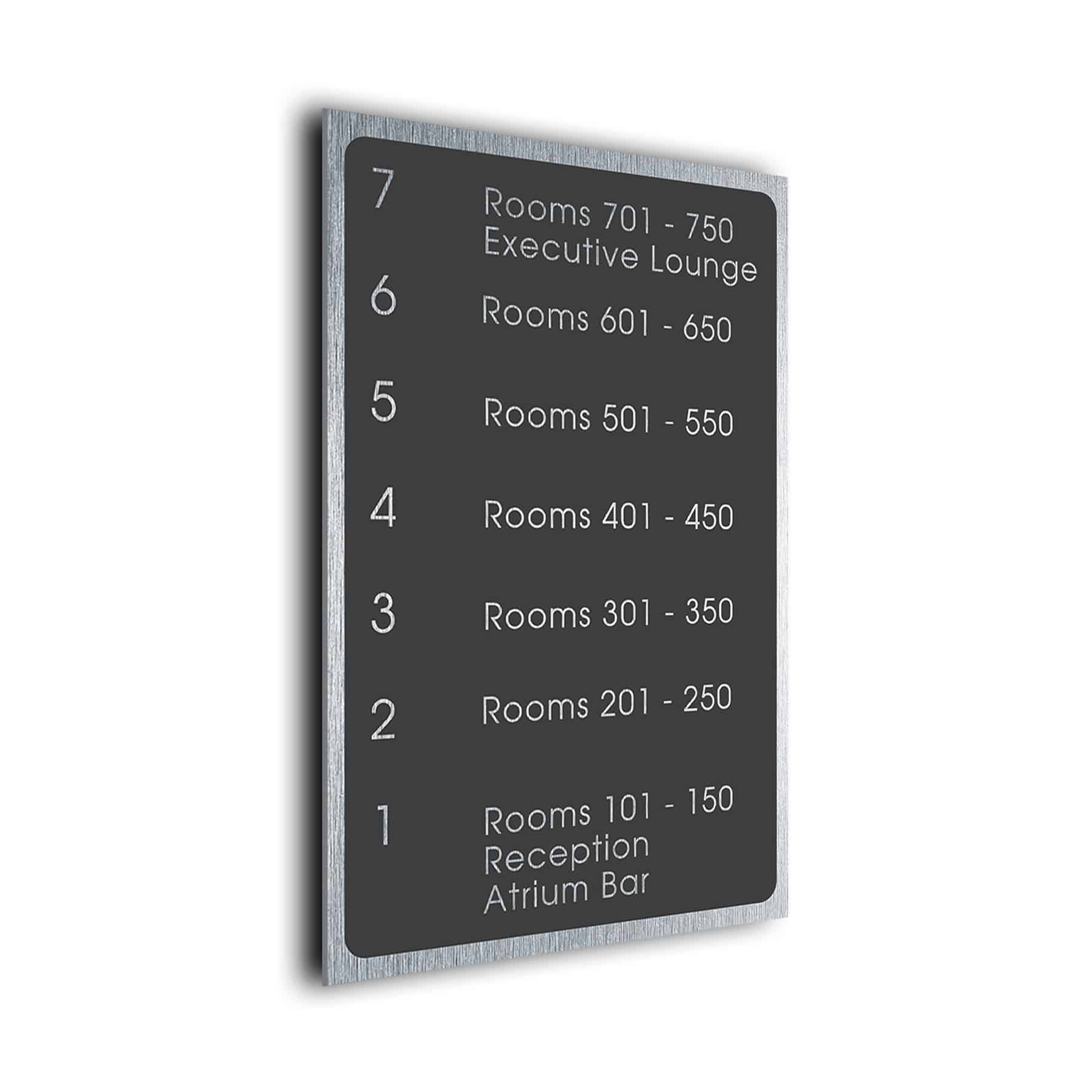 Custom Floor Directory Sign Signs Floor Directory Wayfinding