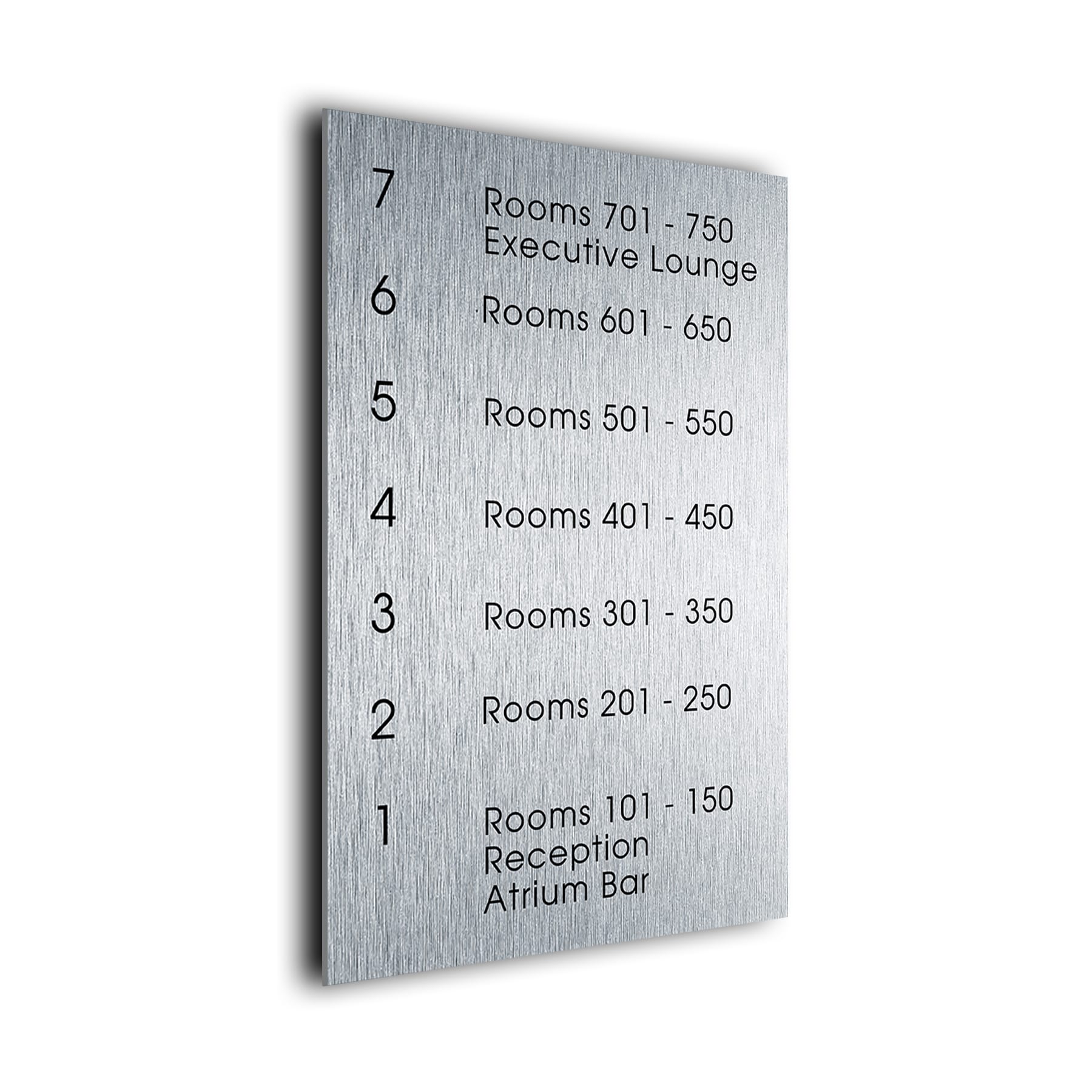 Custom Floor Directory Sign Signs Floor Directory Wayfinding