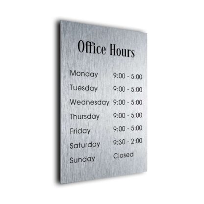 Personalized Office Hours Sign